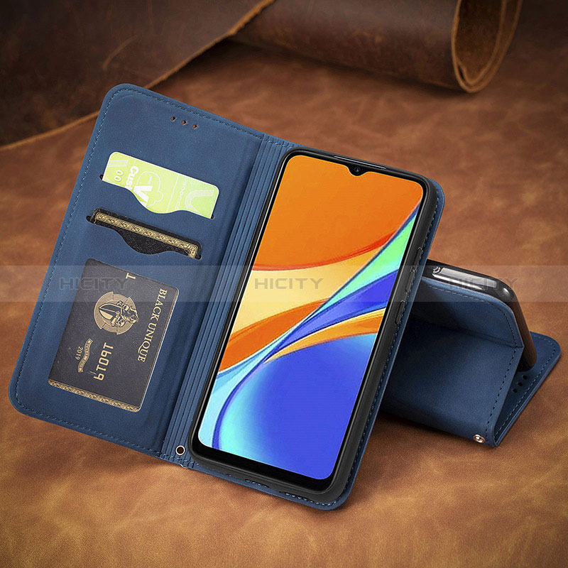 Handytasche Stand Schutzhülle Flip Leder Hülle S08D für Xiaomi Redmi 9 Activ groß