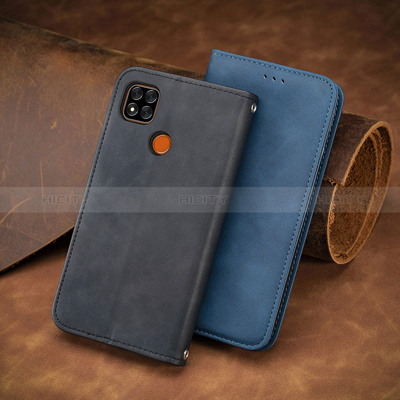 Handytasche Stand Schutzhülle Flip Leder Hülle S08D für Xiaomi Redmi 9 Activ groß