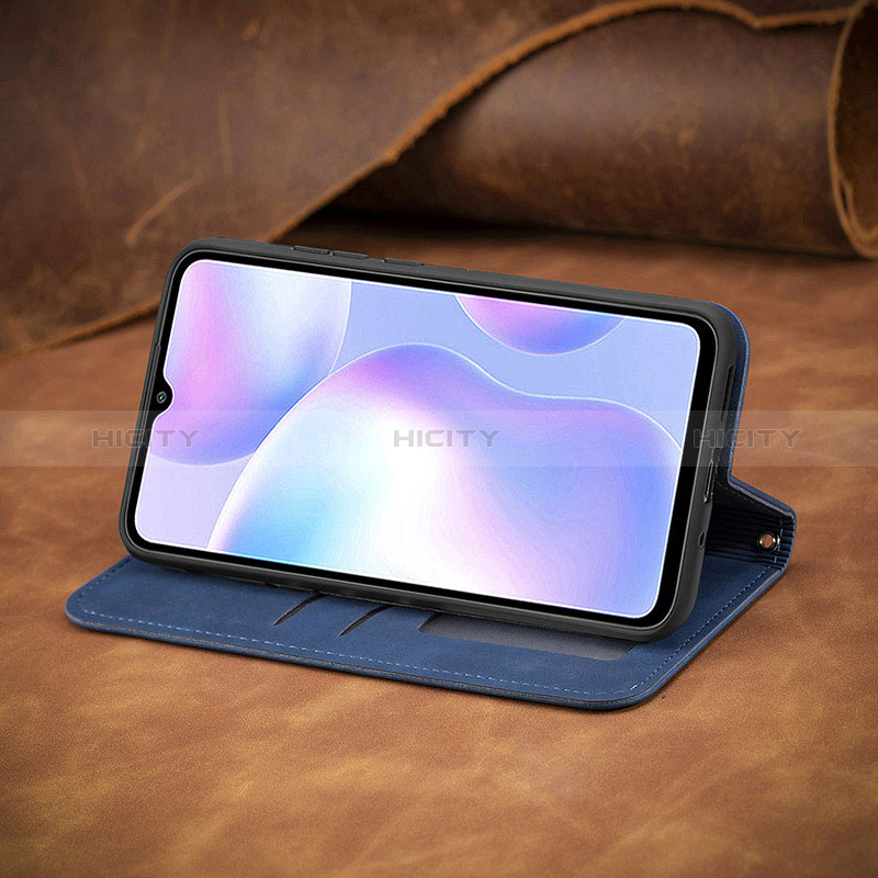 Handytasche Stand Schutzhülle Flip Leder Hülle S08D für Xiaomi Redmi 9AT groß