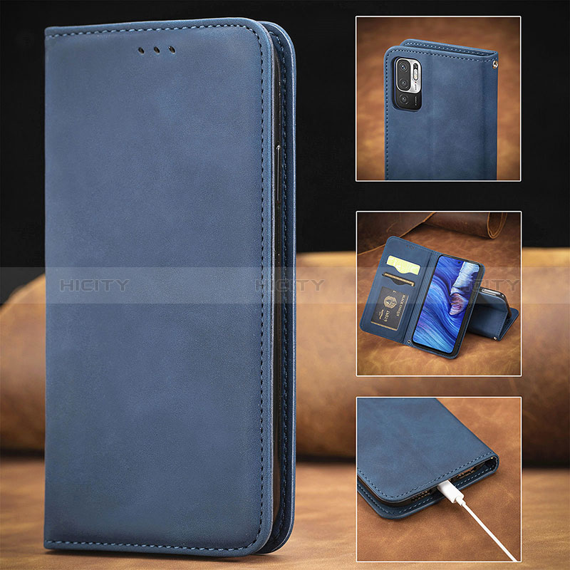 Handytasche Stand Schutzhülle Flip Leder Hülle S08D für Xiaomi Redmi Note 10 JE 5G