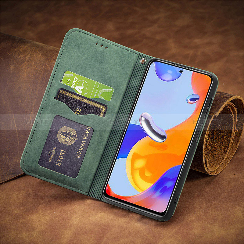 Handytasche Stand Schutzhülle Flip Leder Hülle S08D für Xiaomi Redmi Note 11 Pro 4G