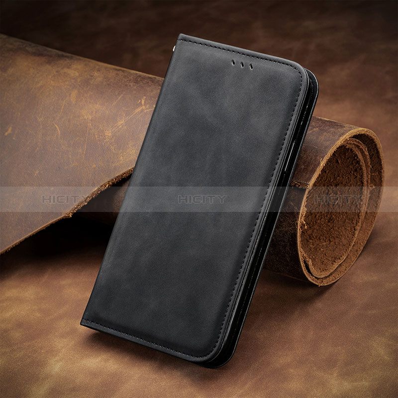 Handytasche Stand Schutzhülle Flip Leder Hülle S08D für Xiaomi Redmi Note 11 Pro+ Plus 5G Schwarz Plus