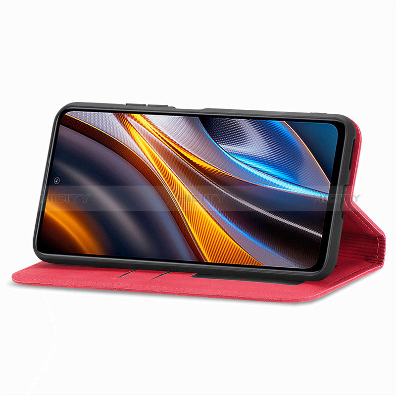 Handytasche Stand Schutzhülle Flip Leder Hülle S08D für Xiaomi Redmi Note 12T Pro 5G