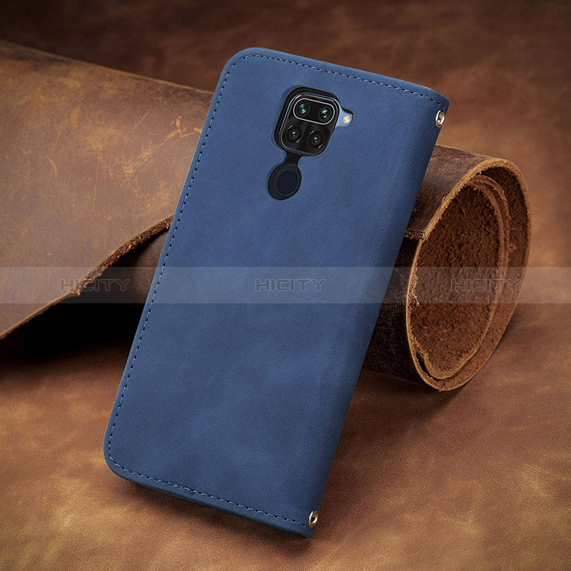 Handytasche Stand Schutzhülle Flip Leder Hülle S08D für Xiaomi Redmi Note 9 groß