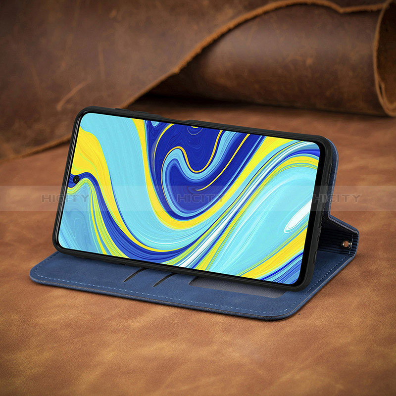 Handytasche Stand Schutzhülle Flip Leder Hülle S08D für Xiaomi Redmi Note 9 Pro