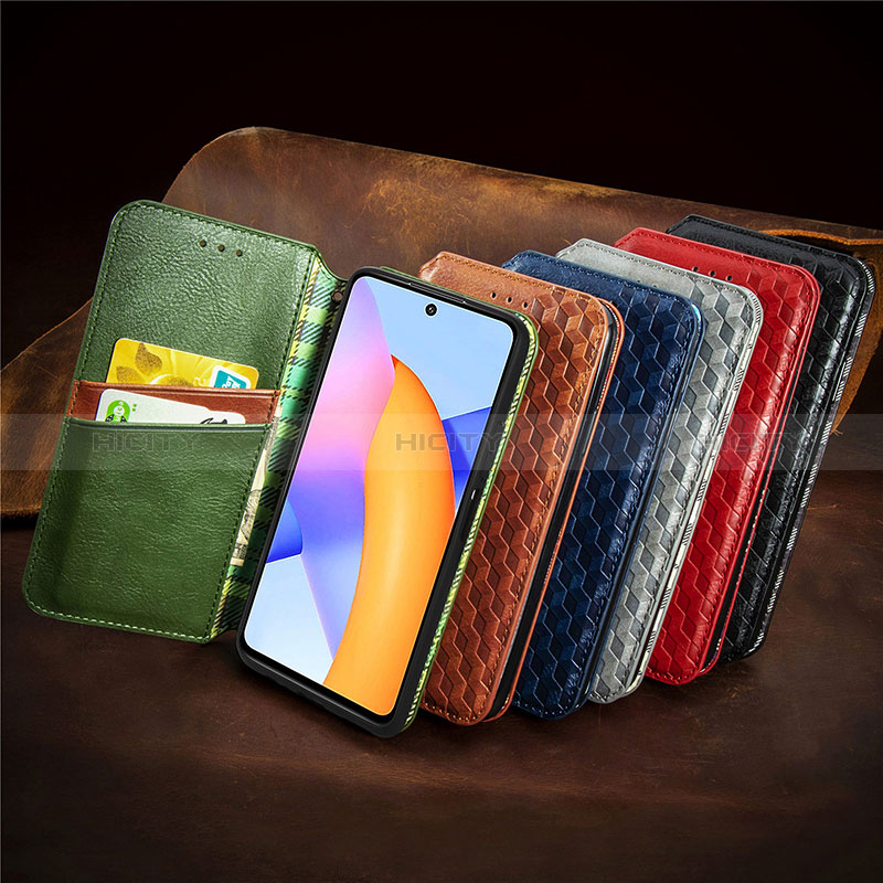 Handytasche Stand Schutzhülle Flip Leder Hülle S09D für Huawei Honor 10X Lite groß