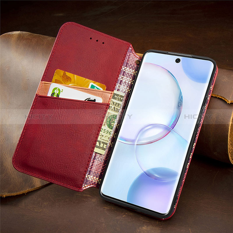 Handytasche Stand Schutzhülle Flip Leder Hülle S09D für Huawei Honor 50 5G