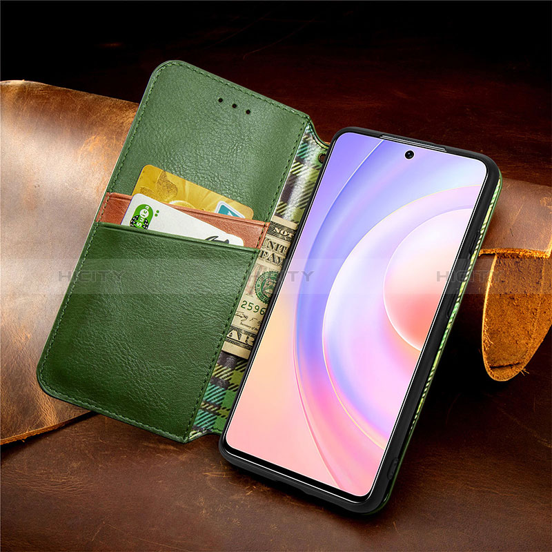 Handytasche Stand Schutzhülle Flip Leder Hülle S09D für Huawei Honor 50 SE 5G