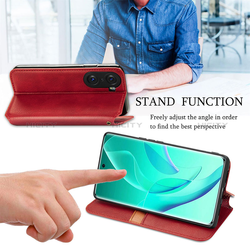 Handytasche Stand Schutzhülle Flip Leder Hülle S09D für Huawei Honor 60 Pro 5G