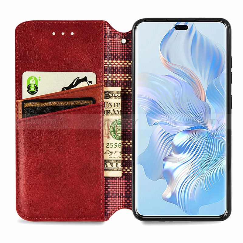 Handytasche Stand Schutzhülle Flip Leder Hülle S09D für Huawei Honor 80 Pro 5G