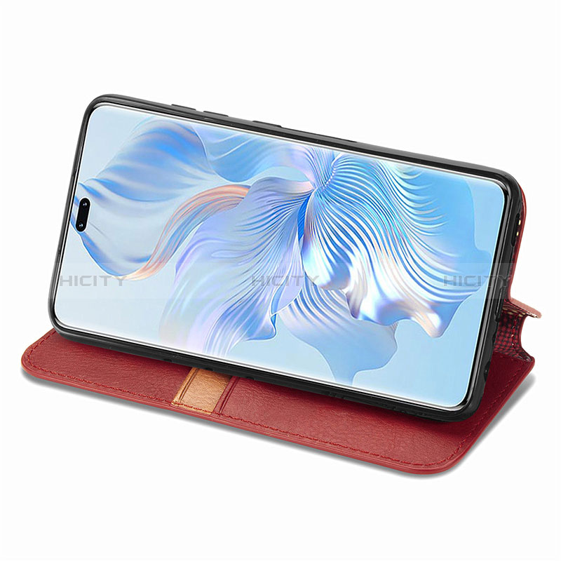 Handytasche Stand Schutzhülle Flip Leder Hülle S09D für Huawei Honor 80 Pro Flat 5G