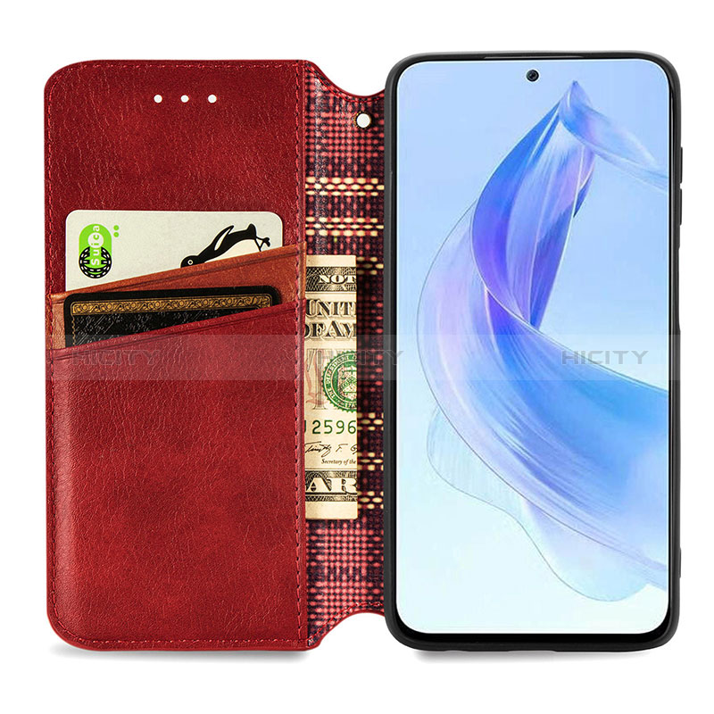 Handytasche Stand Schutzhülle Flip Leder Hülle S09D für Huawei Honor 90 Lite 5G