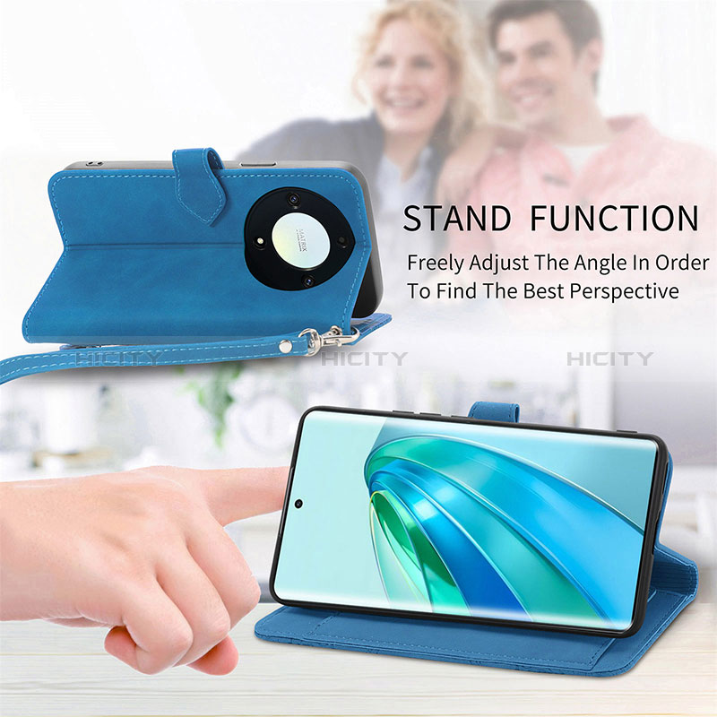 Handytasche Stand Schutzhülle Flip Leder Hülle S09D für Huawei Honor Magic5 Lite 5G