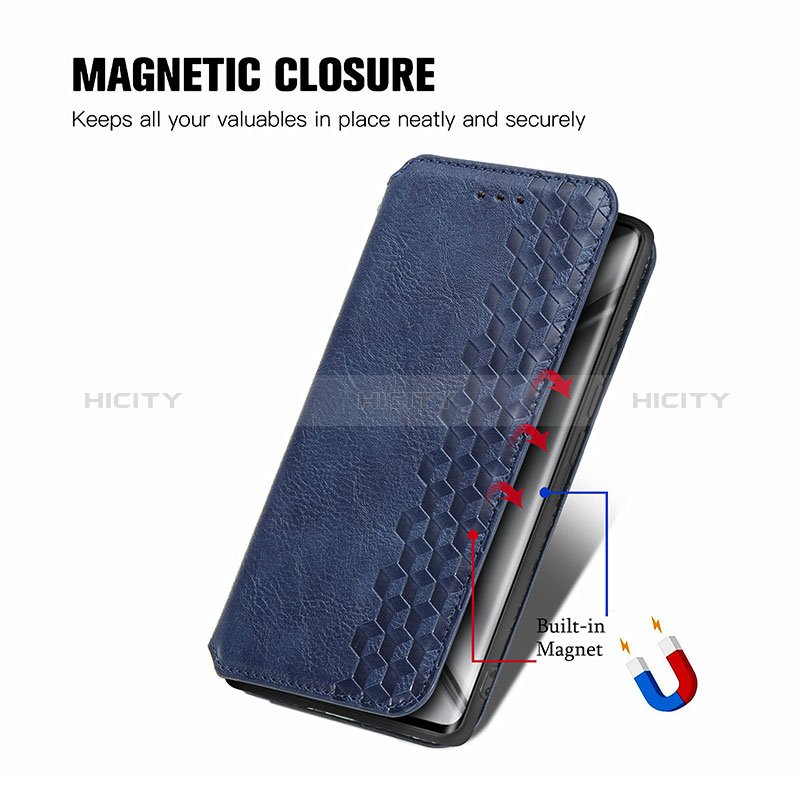 Handytasche Stand Schutzhülle Flip Leder Hülle S09D für Huawei Honor V40 5G groß