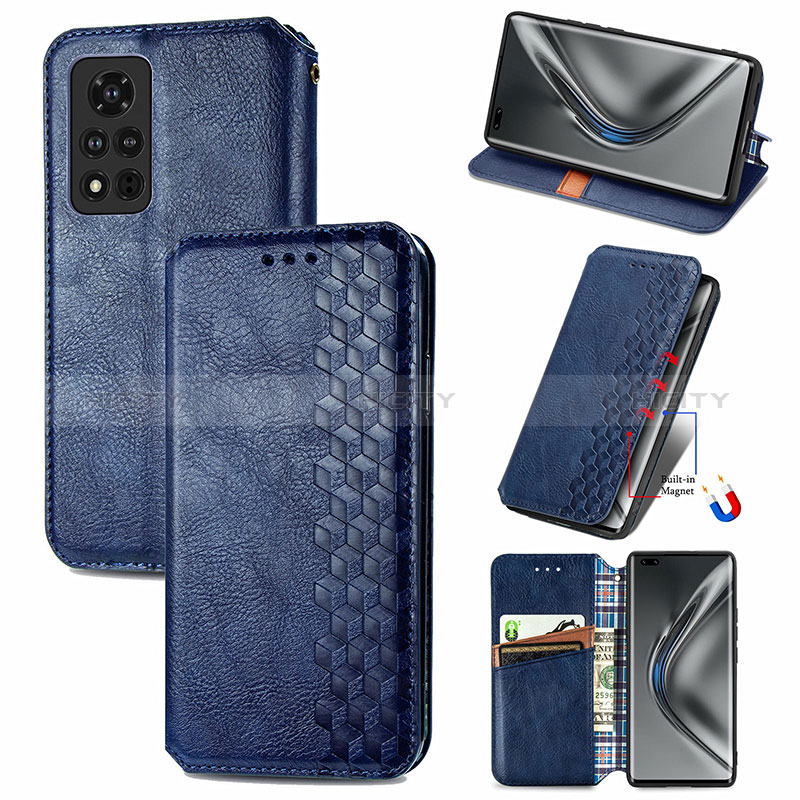 Handytasche Stand Schutzhülle Flip Leder Hülle S09D für Huawei Honor V40 5G groß