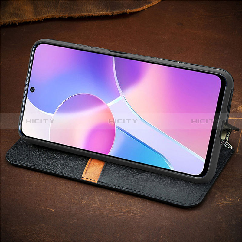 Handytasche Stand Schutzhülle Flip Leder Hülle S09D für Huawei Honor X30i