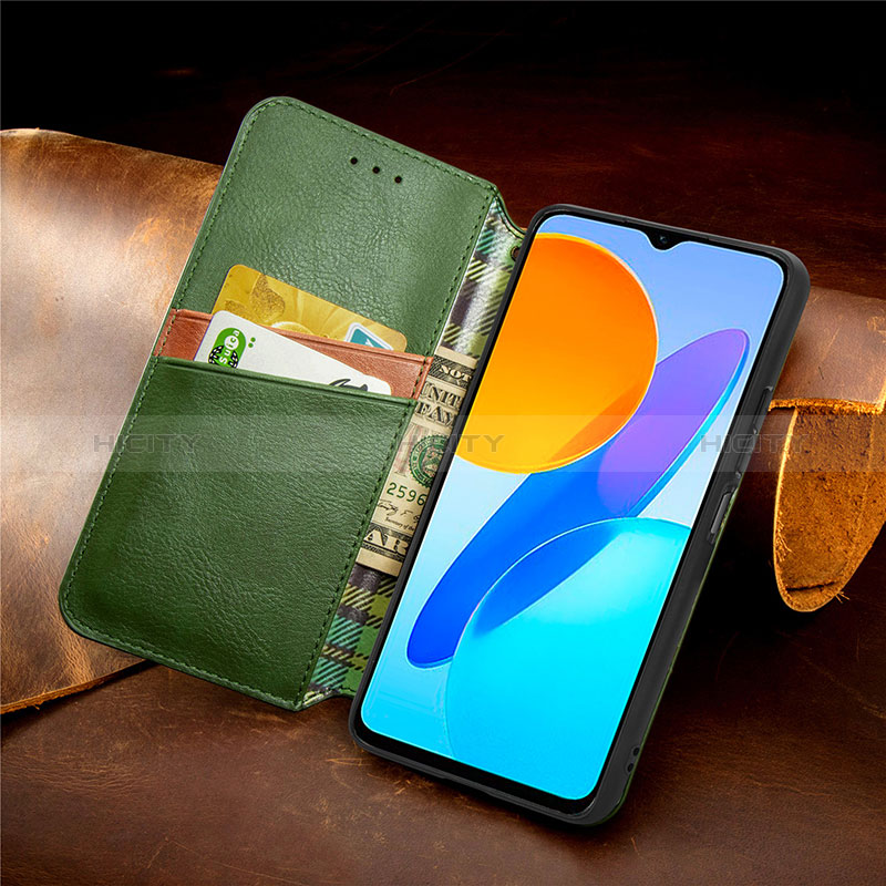 Handytasche Stand Schutzhülle Flip Leder Hülle S09D für Huawei Honor X6