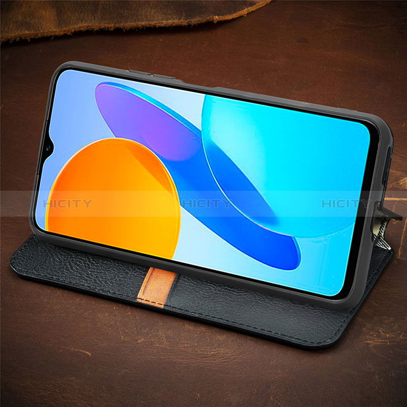 Handytasche Stand Schutzhülle Flip Leder Hülle S09D für Huawei Honor X6 5G groß