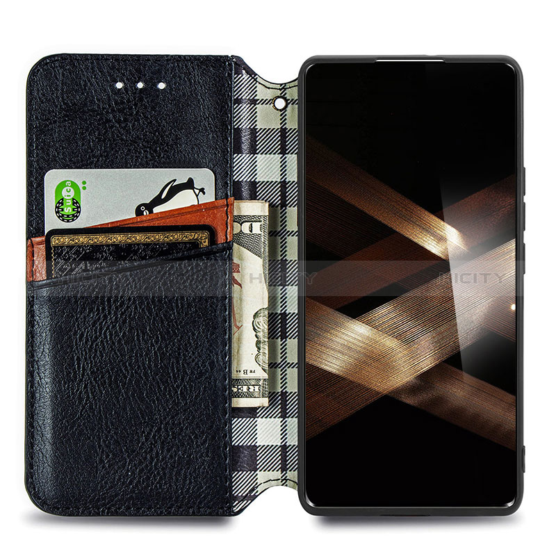 Handytasche Stand Schutzhülle Flip Leder Hülle S09D für Huawei Honor X7b