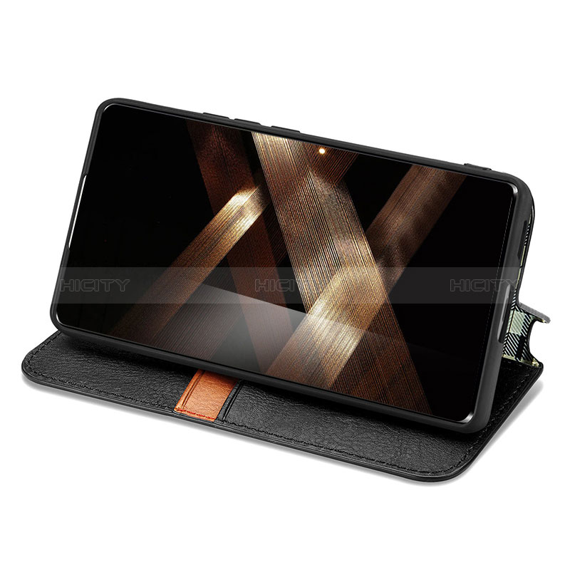 Handytasche Stand Schutzhülle Flip Leder Hülle S09D für Huawei Honor X7b