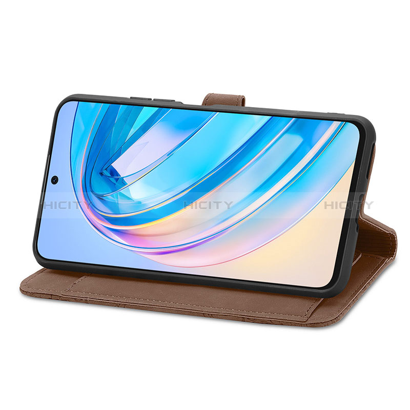 Handytasche Stand Schutzhülle Flip Leder Hülle S09D für Huawei Honor X8a 4G