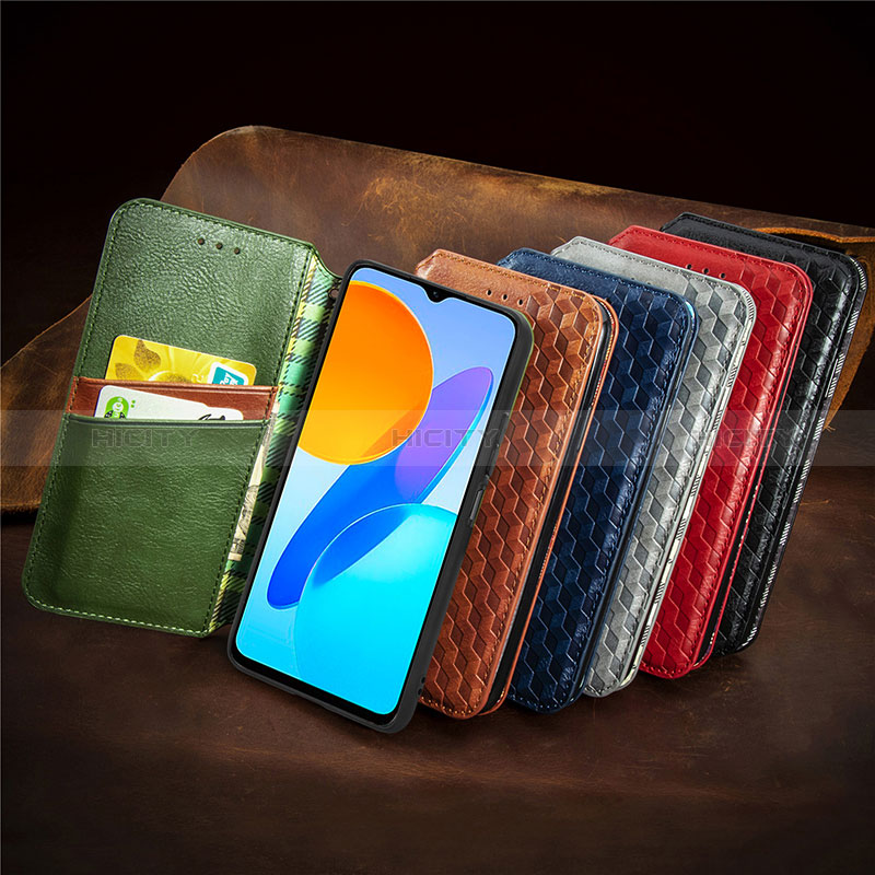 Handytasche Stand Schutzhülle Flip Leder Hülle S09D für Huawei Honor X8a 5G