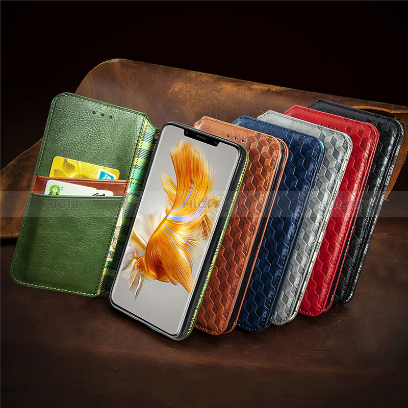 Handytasche Stand Schutzhülle Flip Leder Hülle S09D für Huawei Mate 50 Pro