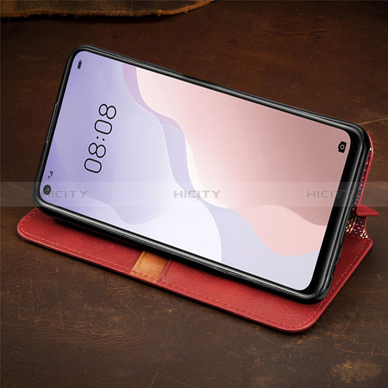 Handytasche Stand Schutzhülle Flip Leder Hülle S09D für Huawei Nova 7 SE 5G groß