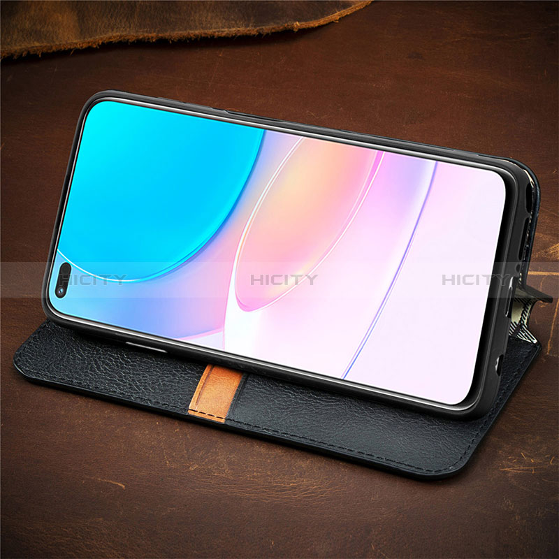 Handytasche Stand Schutzhülle Flip Leder Hülle S09D für Huawei Nova 8i