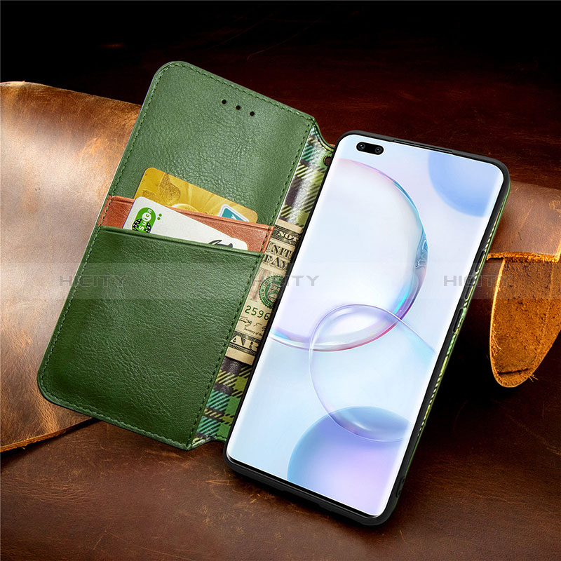 Handytasche Stand Schutzhülle Flip Leder Hülle S09D für Huawei Nova 9 Pro groß