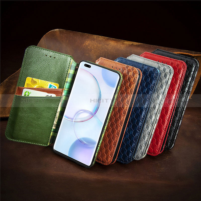 Handytasche Stand Schutzhülle Flip Leder Hülle S09D für Huawei Nova 9 Pro groß