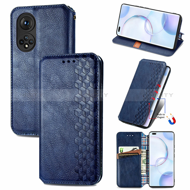 Handytasche Stand Schutzhülle Flip Leder Hülle S09D für Huawei Nova 9 Pro groß