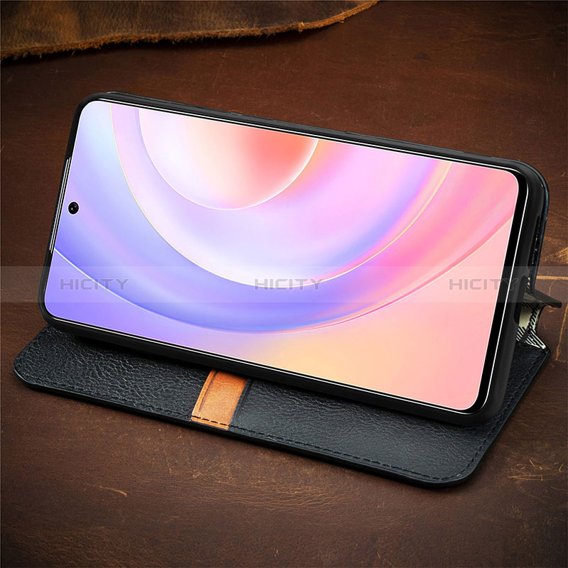 Handytasche Stand Schutzhülle Flip Leder Hülle S09D für Huawei Nova 9 SE groß