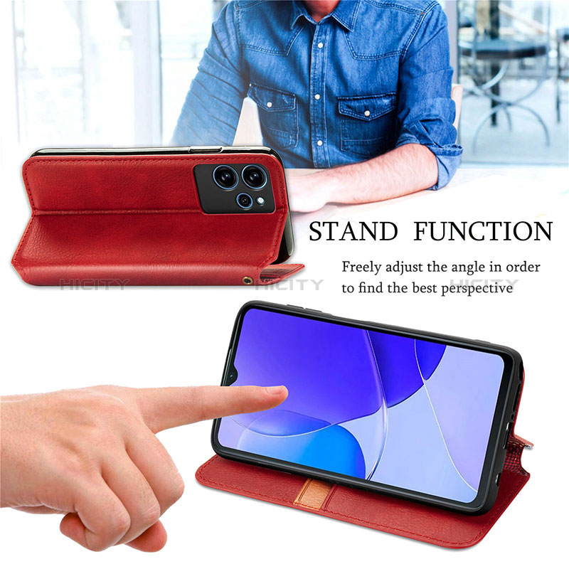 Handytasche Stand Schutzhülle Flip Leder Hülle S09D für Huawei Nova Y91