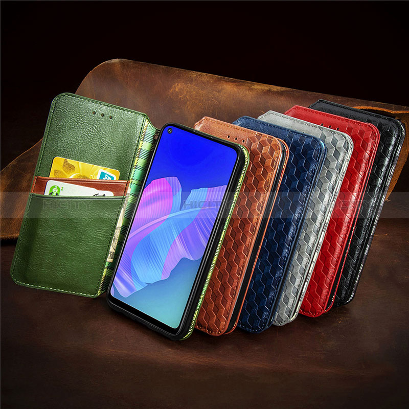 Handytasche Stand Schutzhülle Flip Leder Hülle S09D für Huawei P40 Lite E