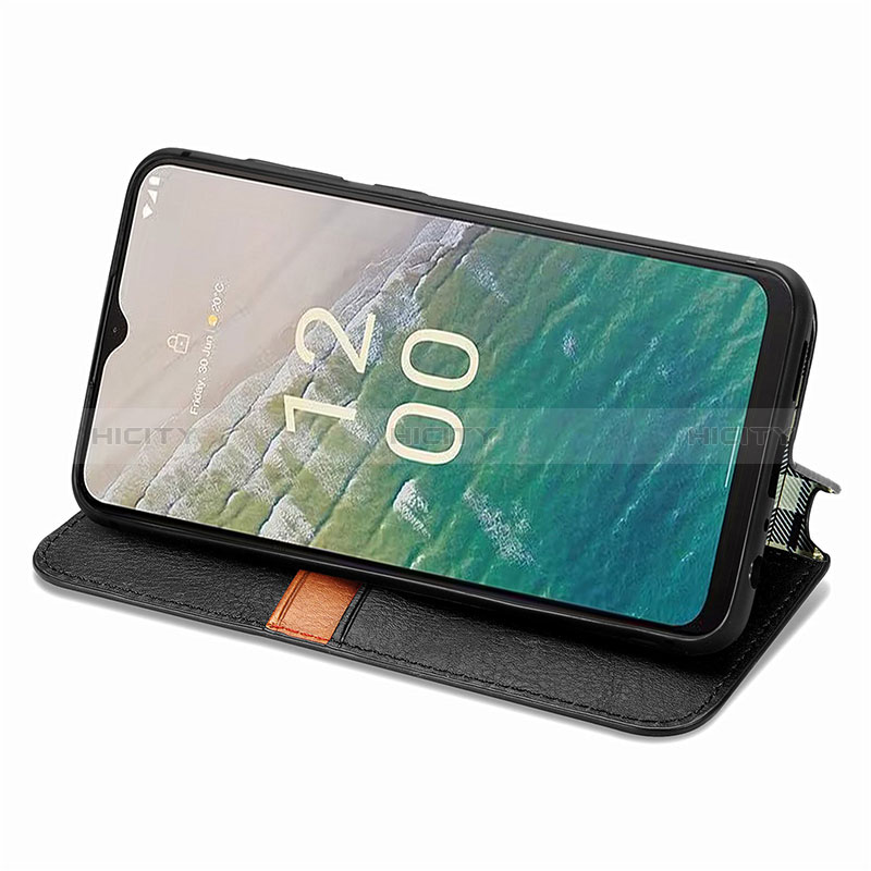 Handytasche Stand Schutzhülle Flip Leder Hülle S09D für Nokia C32