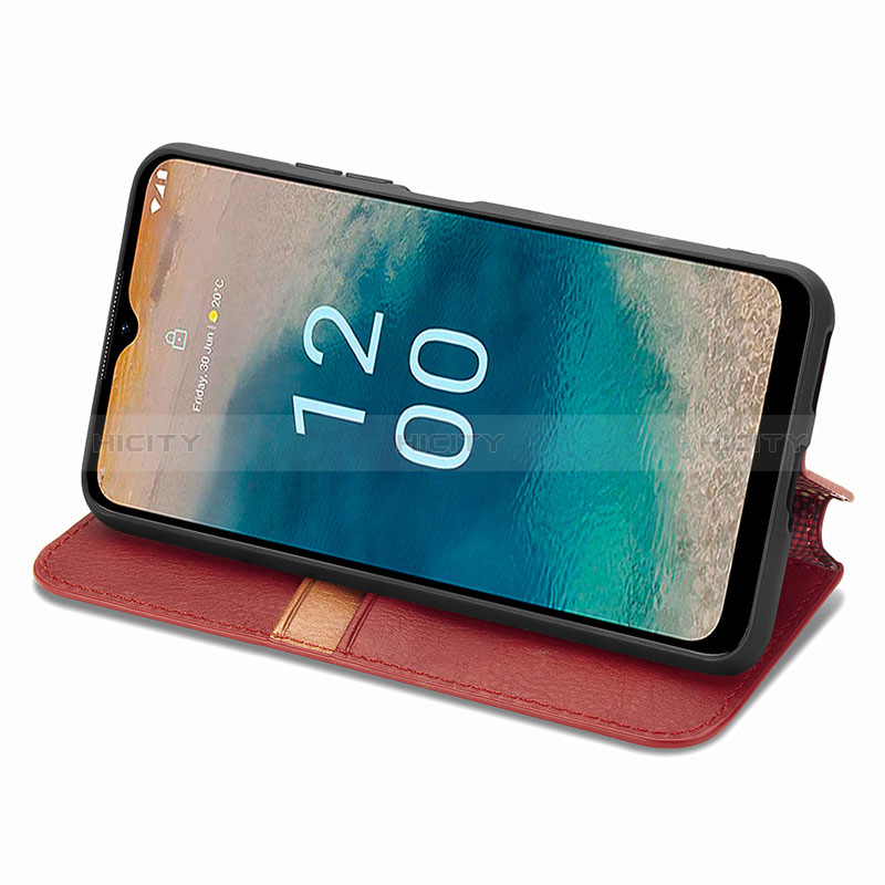 Handytasche Stand Schutzhülle Flip Leder Hülle S09D für Nokia G22