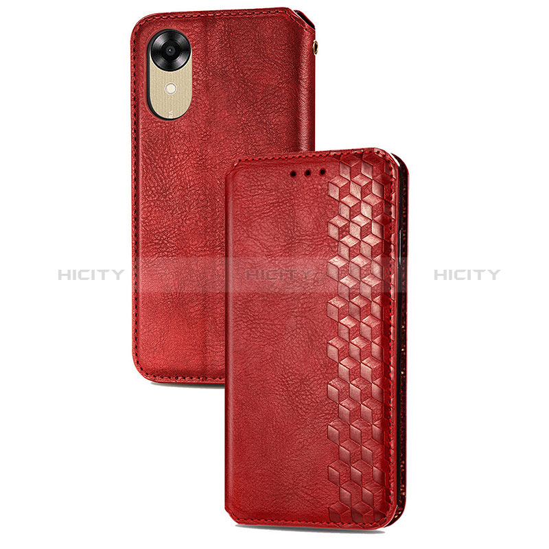 Handytasche Stand Schutzhülle Flip Leder Hülle S09D für Oppo A17K