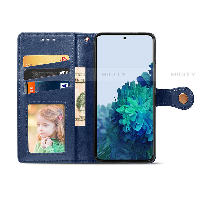 Handytasche Stand Schutzhülle Flip Leder Hülle S09D für Samsung Galaxy S21 Plus 5G