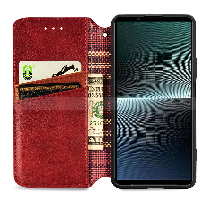 Handytasche Stand Schutzhülle Flip Leder Hülle S09D für Sony Xperia 1 V