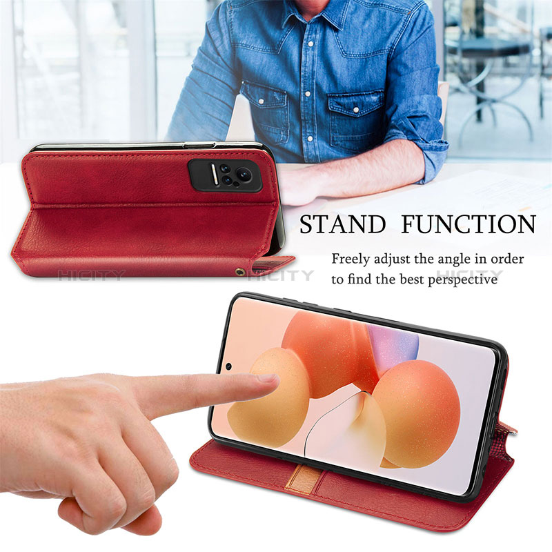 Handytasche Stand Schutzhülle Flip Leder Hülle S09D für Xiaomi Civi 5G groß