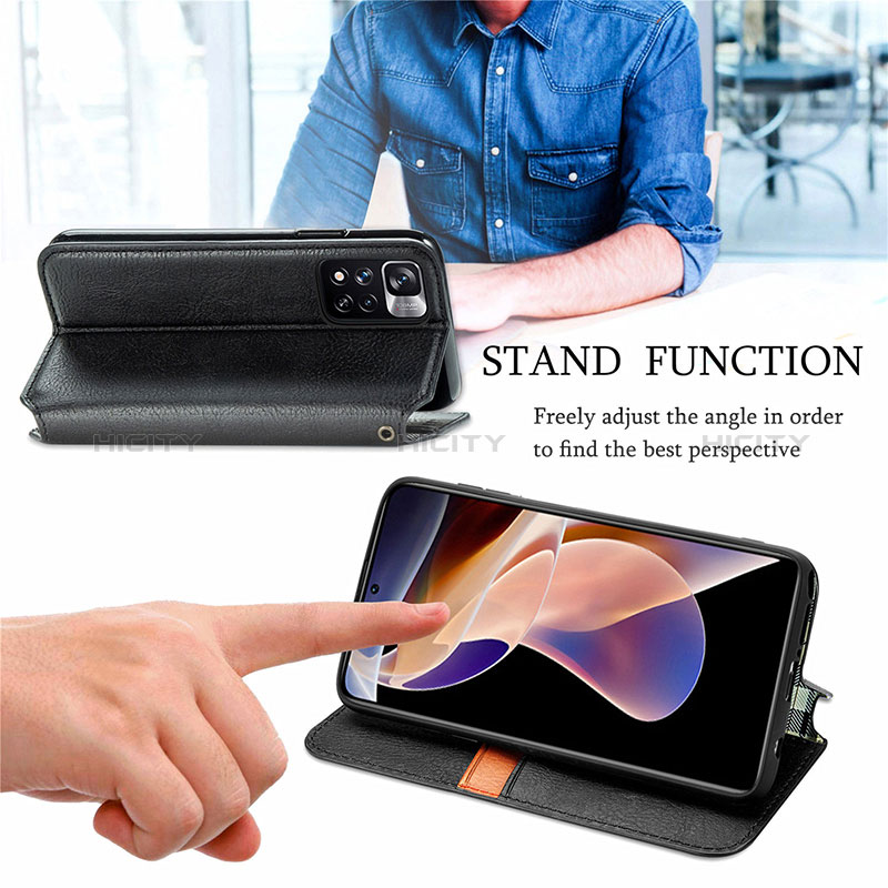 Handytasche Stand Schutzhülle Flip Leder Hülle S09D für Xiaomi Mi 11i 5G (2022)