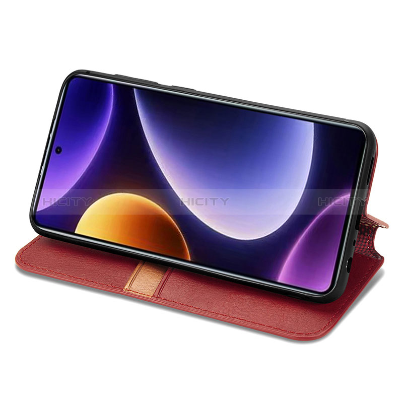 Handytasche Stand Schutzhülle Flip Leder Hülle S09D für Xiaomi Poco F5 5G