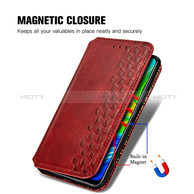 Handytasche Stand Schutzhülle Flip Leder Hülle S09D für Xiaomi Redmi 10X 4G