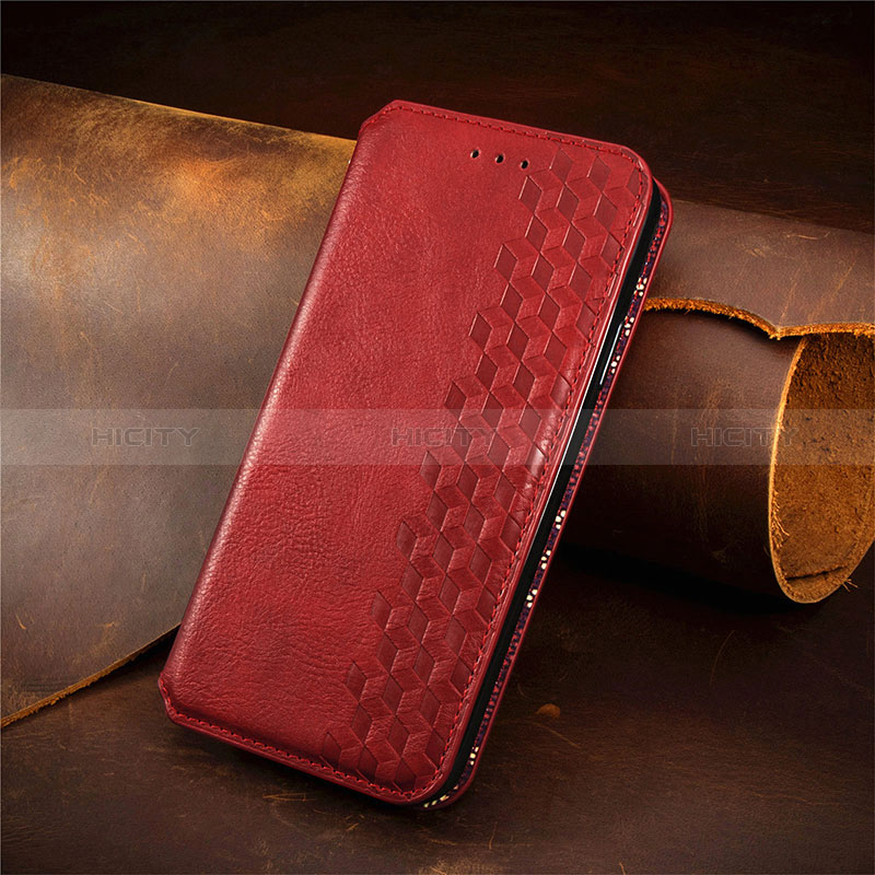 Handytasche Stand Schutzhülle Flip Leder Hülle S09D für Xiaomi Redmi Note 10 4G Rot