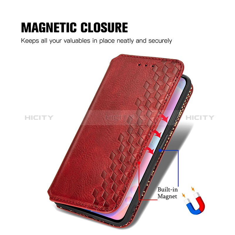 Handytasche Stand Schutzhülle Flip Leder Hülle S09D für Xiaomi Redmi Note 10 Pro 4G groß