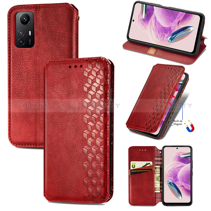 Handytasche Stand Schutzhülle Flip Leder Hülle S09D für Xiaomi Redmi Note 12S