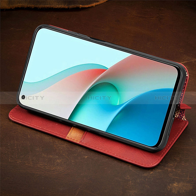 Handytasche Stand Schutzhülle Flip Leder Hülle S09D für Xiaomi Redmi Note 9 5G groß