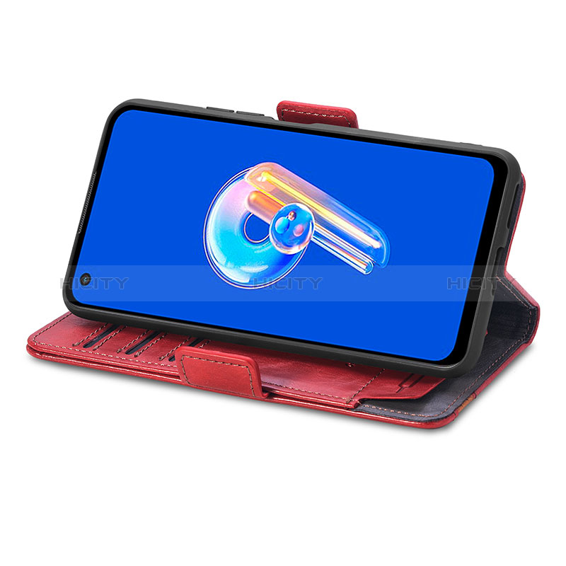 Handytasche Stand Schutzhülle Flip Leder Hülle S10D für Asus Zenfone 9 groß