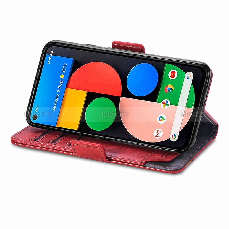 Handytasche Stand Schutzhülle Flip Leder Hülle S10D für Google Pixel 5a 5G